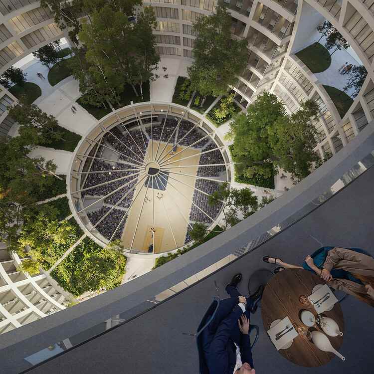 MVRDV 为地拉那新阿斯兰·鲁西（Asllan Rusi）体育宫设计球形地标建筑 - 6 的图像 10