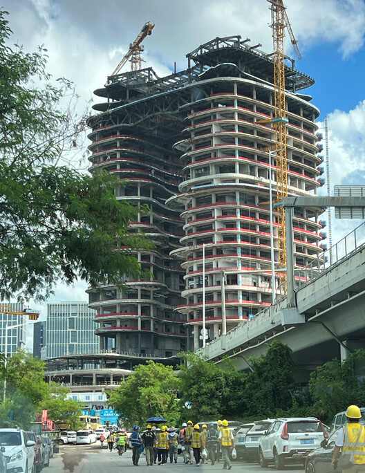 扎哈事务所深圳一丹中心封顶，层叠“城市峡谷” - 12 的图像 12