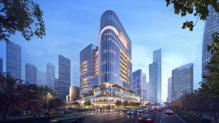 奥雷·舍人事务所设计中国深圳新型多功能城市综合体 - 4 的图像 8