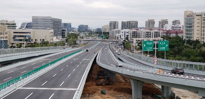 图片4.png 我司海沧隧道本岛端接线工程J匝道顺利通车(图3)