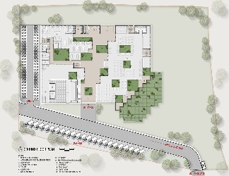 463个阶梯平台，铺满印度Prestige大学新建筑屋面(图26)