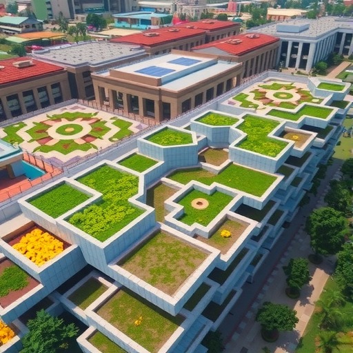 463个阶梯平台,铺满印度Prestige大学新建筑屋面(图19) 463个阶梯平台,铺满印度Prestige大学新建筑屋面(图19)