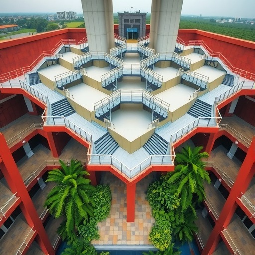 463个阶梯平台,铺满印度Prestige大学新建筑屋面(图19) 463个阶梯平台,铺满印度Prestige大学新建筑屋面(图19)