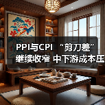 PPI与CPI “剪刀差”继续收窄 中下游成本压力有缓(图1) PPI与CPI “剪刀差”继续收窄 中下游成本压力有缓(图1)