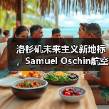 洛杉矶未来主义新地标,Samuel Oschin航空航天中心主体建设完工(图4) 洛杉矶未来主义新地标,Samuel Oschin航空航天中心主体建设完工(图4)