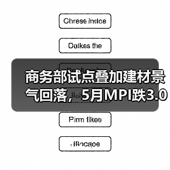 商务部试点叠加建材景气回落,5月MPI跌3.0点(图1) 商务部试点叠加建材景气回落,5月MPI跌3.0点(图1)