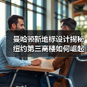 曼哈顿新地标设计揭秘 纽约第三高楼如何崛起?(图1) 曼哈顿新地标设计揭秘 纽约第三高楼如何崛起?(图1)