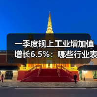 一季度规上工业增加值增长6.5%：哪些行业表现亮眼？（图1）