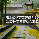 雨水如何定义建筑?2026设计竞赛获奖方案解析(图3) 雨水如何定义建筑?2026设计竞赛获奖方案解析(图3)
