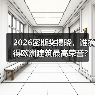 2026密斯奖揭晓,谁摘得欧洲建筑最高荣誉?(图4) 2026密斯奖揭晓,谁摘得欧洲建筑最高荣誉?(图4)
