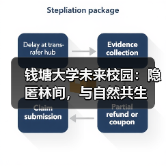 钱塘大学未来校园:隐匿林间,与自然共生(图1) 钱塘大学未来校园:隐匿林间,与自然共生(图1)
