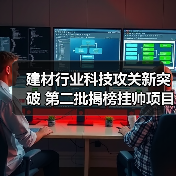 建材行业科技攻关新突破 第二批揭榜挂帅项目发布(图2) 建材行业科技攻关新突破 第二批揭榜挂帅项目发布(图2)