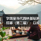 学园堂当代园林基础班招募(第二届):以观法入造园丨推介(图4) 学园堂当代园林基础班招募(第二届):以观法入造园丨推介(图4)