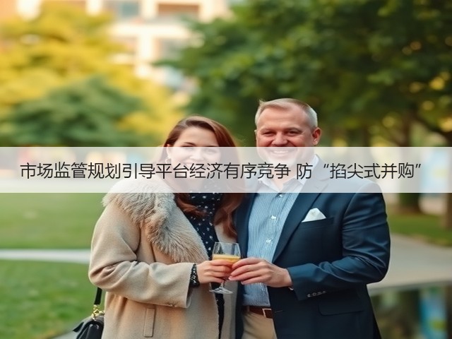 市场监管规划引导平台经济有序竞争 防“掐尖式并购”(图2) 市场监管规划引导平台经济有序竞争 防“掐尖式并购”(图2)