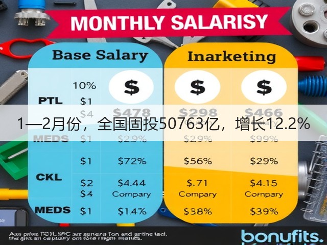 1—2月份,全国固投50763亿,增长12.2%(图3) 1—2月份,全国固投50763亿,增长12.2%(图3)