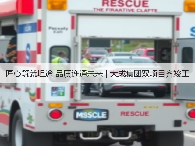 匠心筑就坦途 品质连通未来 | 大成集团双项目齐竣工(图1)