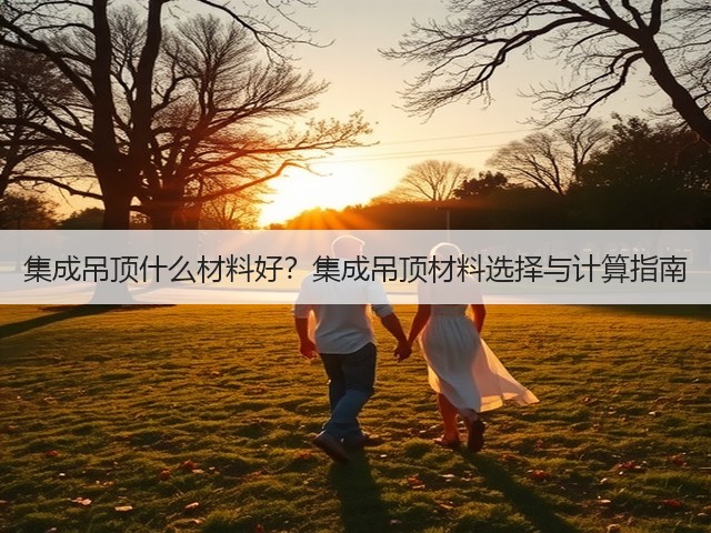 集成吊顶什么材料好?集成吊顶材料选择与计算指南(图3) 集成吊顶什么材料好?集成吊顶材料选择与计算指南(图3)