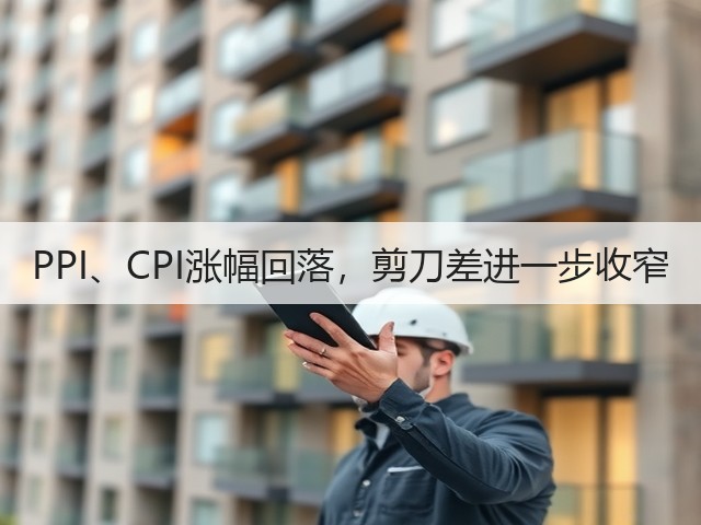PPI、CPI涨幅回落，剪刀差进一步收窄(图1)