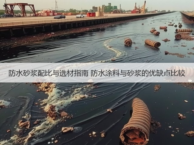 防水砂浆配比与选材指南 防水涂料与砂浆的优缺点比较(图1) 防水砂浆配比与选材指南 防水涂料与砂浆的优缺点比较(图1)