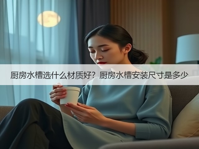 厨房水槽选什么材质好?厨房水槽安装尺寸是多少(图1) 厨房水槽选什么材质好?厨房水槽安装尺寸是多少(图1)