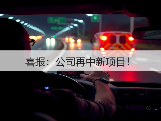 喜报：公司再中新项目！(图1)