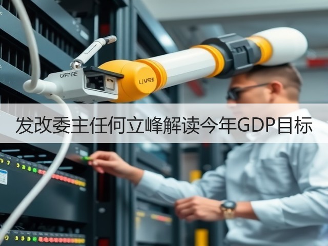 发改委主任何立峰解读今年GDP目标(图1) 发改委主任何立峰解读今年GDP目标(图1)