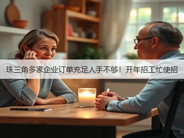 珠三角多家企业订单充足人手不够!开年招工忙使招(图2) 珠三角多家企业订单充足人手不够!开年招工忙使招(图2)