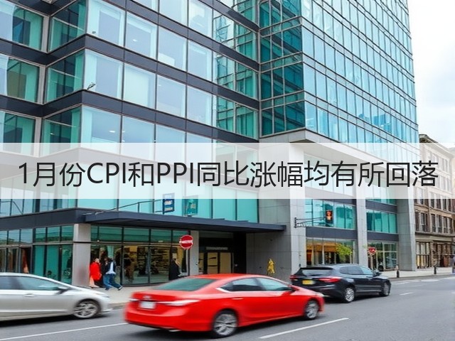 1月份CPI和PPI同比涨幅均有所回落(图2) 1月份CPI和PPI同比涨幅均有所回落(图2)