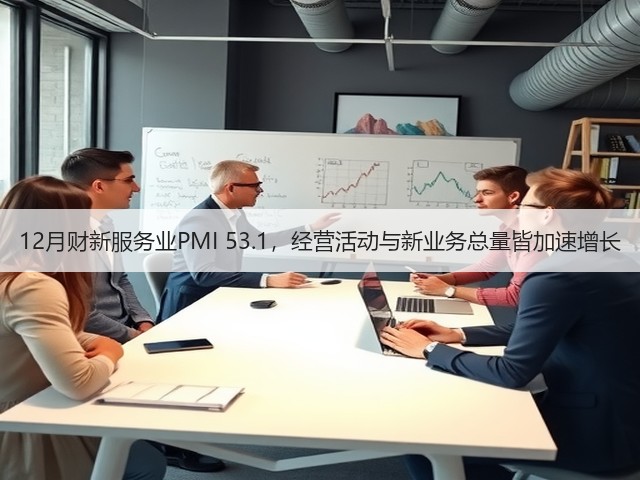 12月财新服务业PMI 53.1，经营活动与新业务总量皆加速增长(图2)