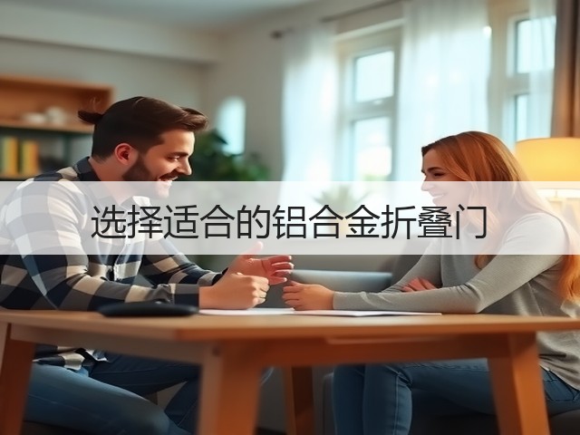 选择适合的铝合金折叠门(图3)
