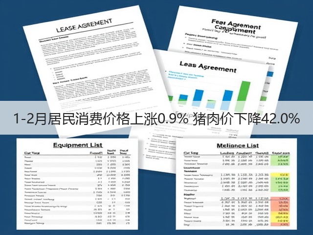1-2月居民消费价格上涨0.9% 猪肉价下降42.0%(图1) 1-2月居民消费价格上涨0.9% 猪肉价下降42.0%(图1)
