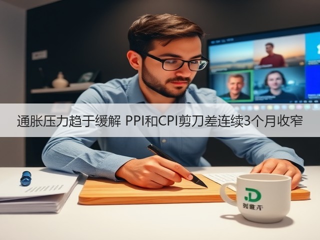 通胀压力趋于缓解 PPI和CPI剪刀差连续3个月收窄(图2) 通胀压力趋于缓解 PPI和CPI剪刀差连续3个月收窄(图2)