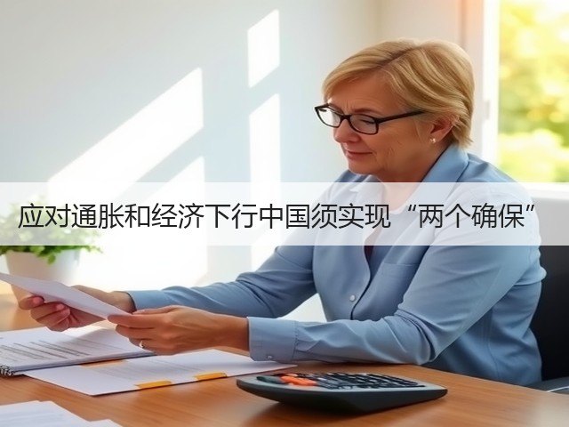 应对通胀和经济下行中国须实现“两个确保”(图3) 应对通胀和经济下行中国须实现“两个确保”(图3)
