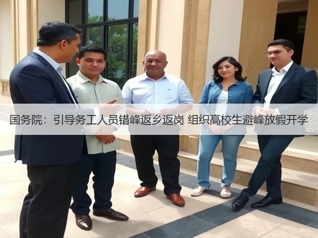 国务院:引导务工人员错峰返乡返岗 组织高校生避峰放假开学(图2) 国务院:引导务工人员错峰返乡返岗 组织高校生避峰放假开学(图2)