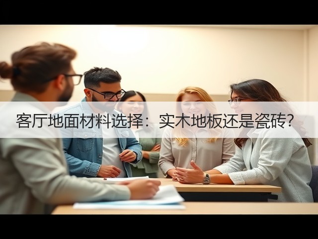 客厅地面材料选择:实木地板还是瓷砖?(图3) 客厅地面材料选择:实木地板还是瓷砖?(图3)