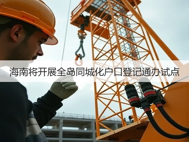 海南将开展全岛同城化户口登记通办试点(图2) 海南将开展全岛同城化户口登记通办试点(图2)