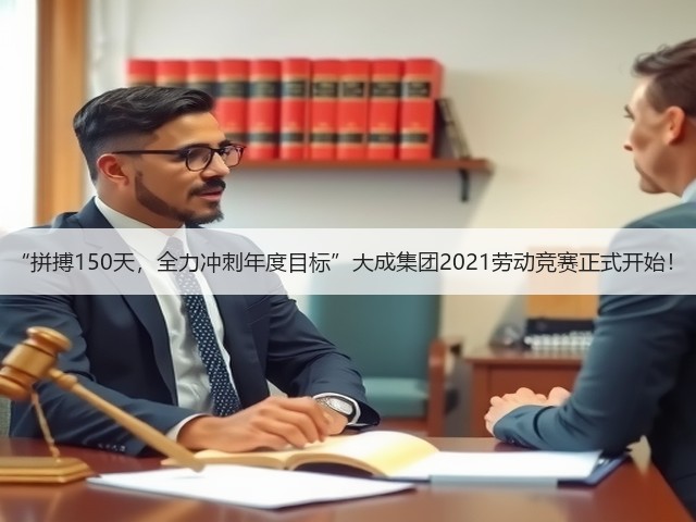 “拼搏150天，全力冲刺年度目标”大成集团2021劳动竞赛正式开始！(图2)