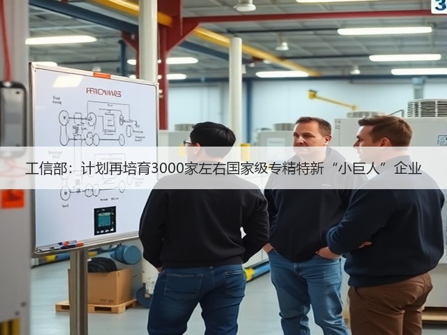工信部:计划再培育3000家左右国家级专精特新“小巨人”企业(图2) 工信部:计划再培育3000家左右国家级专精特新“小巨人”企业(图2)