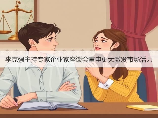 李克强主持专家企业家座谈会重申更大激发市场活力(图3) 李克强主持专家企业家座谈会重申更大激发市场活力(图3)