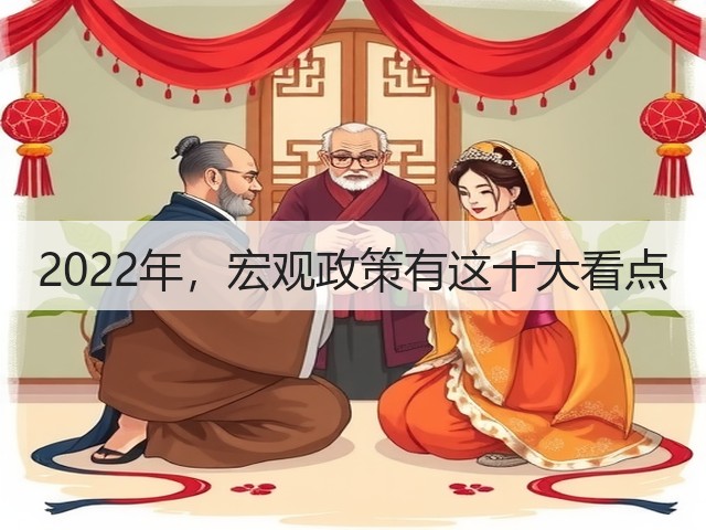 2022年，宏观政策有这十大看点(图1)