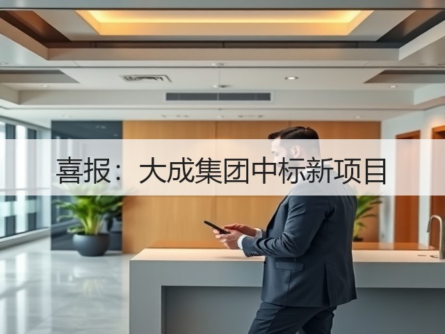 喜报：大成集团中标新项目(图3)