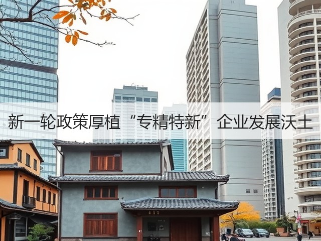 新一轮政策厚植“专精特新”企业发展沃土(图3) 新一轮政策厚植“专精特新”企业发展沃土(图3)