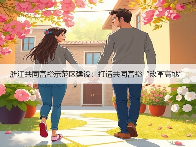 浙江共同富裕示范区建设:打造共同富裕“改革高地”(图3) 浙江共同富裕示范区建设:打造共同富裕“改革高地”(图3)