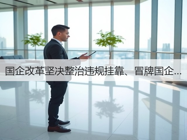 国企改革坚决整治违规挂靠、冒牌国企…(图1) 国企改革坚决整治违规挂靠、冒牌国企…(图1)