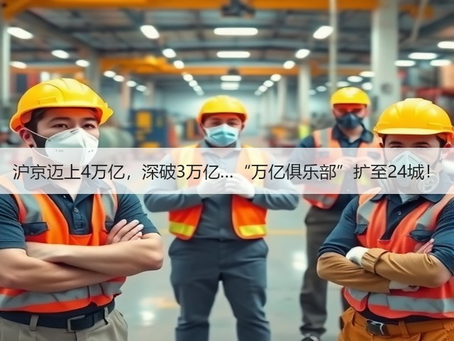 沪京迈上4万亿，深破3万亿…“万亿俱乐部”扩至24城！(图1)