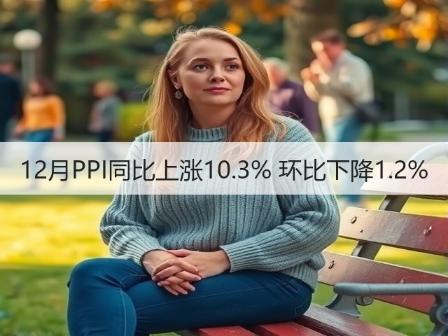 12月PPI同比上涨10.3% 环比下降1.2%(图3) 12月PPI同比上涨10.3% 环比下降1.2%(图3)