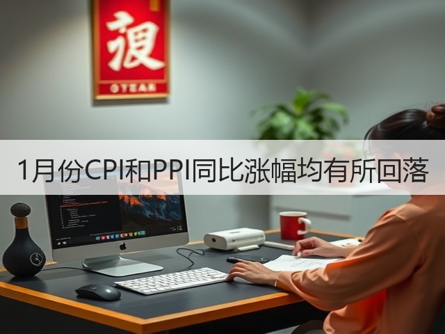 1月份CPI和PPI同比涨幅均有所回落(图1) 1月份CPI和PPI同比涨幅均有所回落(图1)