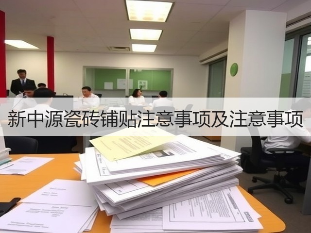 新中源瓷砖铺贴注意事项及注意事项(图1) 新中源瓷砖铺贴注意事项及注意事项(图1)