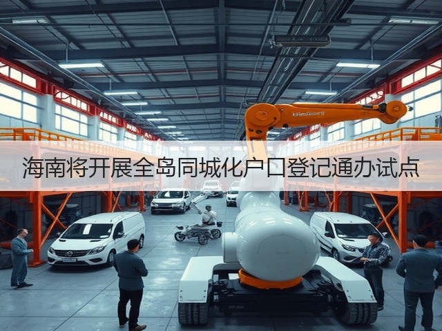 海南将开展全岛同城化户口登记通办试点(图2)