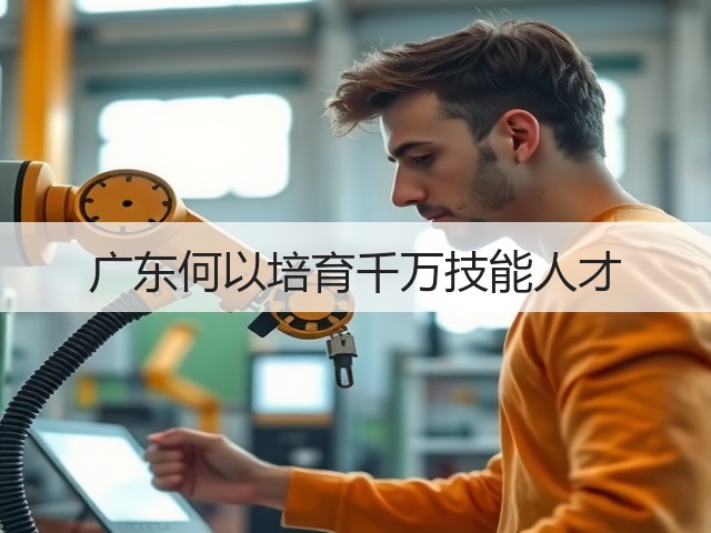 广东何以培育千万技能人才(图2) 广东何以培育千万技能人才(图2)